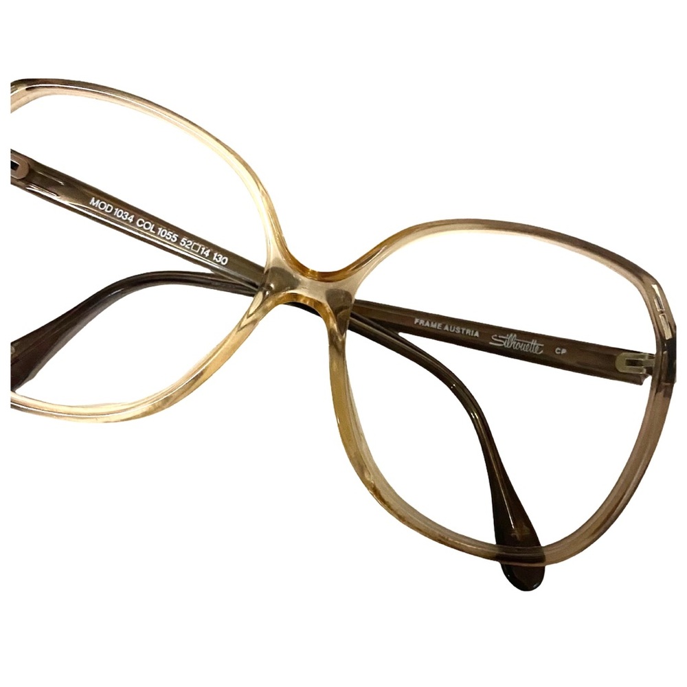 Vintage Silhouette Frames for Sunglasses or‎ Glasses in Brown, 1980’s Oversized